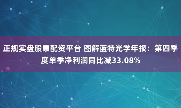 正规实盘股票配资平台 图解蓝特光学年报：第四季度单季净利润同比减33.08%